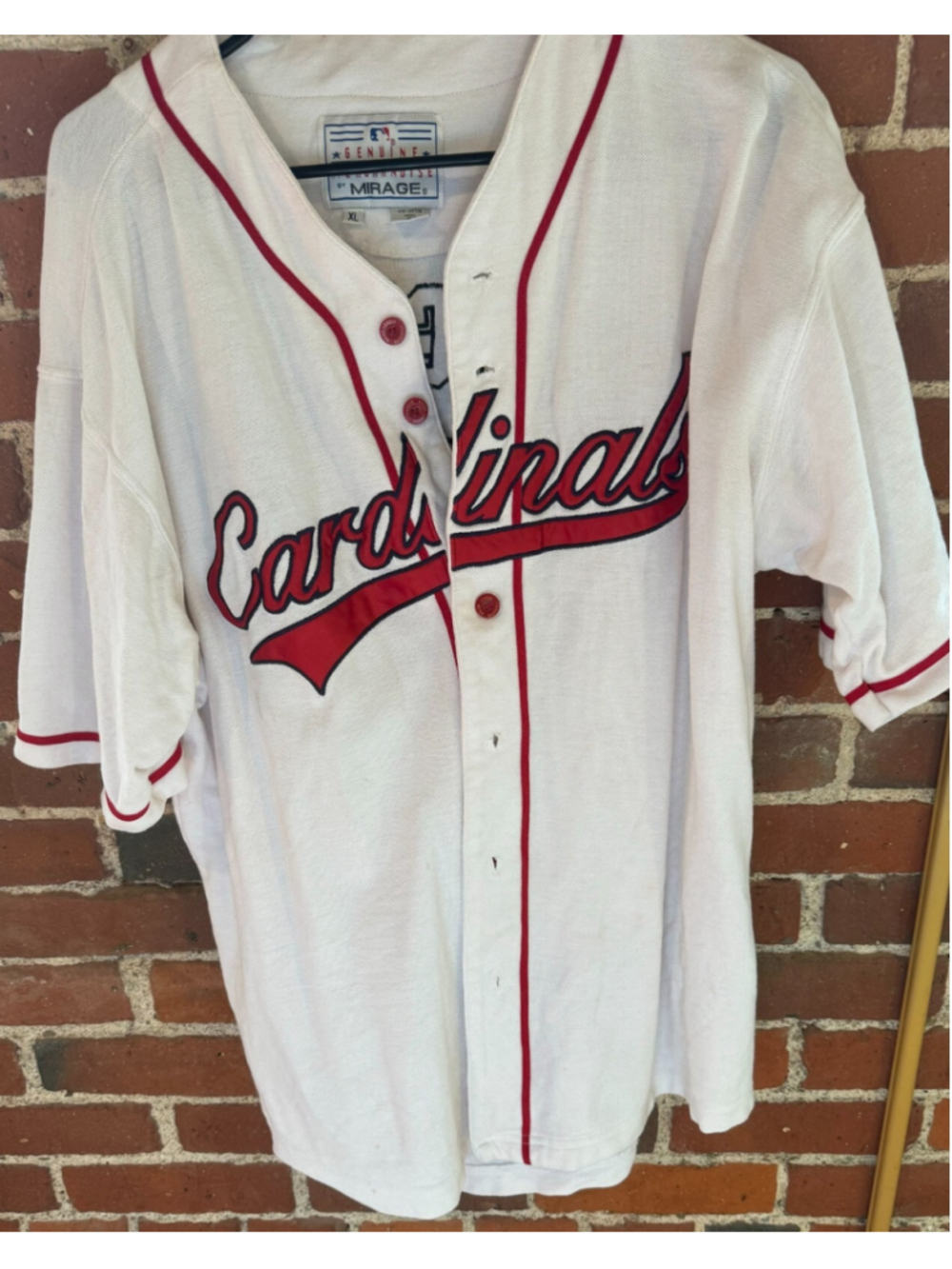 St. Louis Cardinals Mark McGwire Jersey Mirage Size XL White